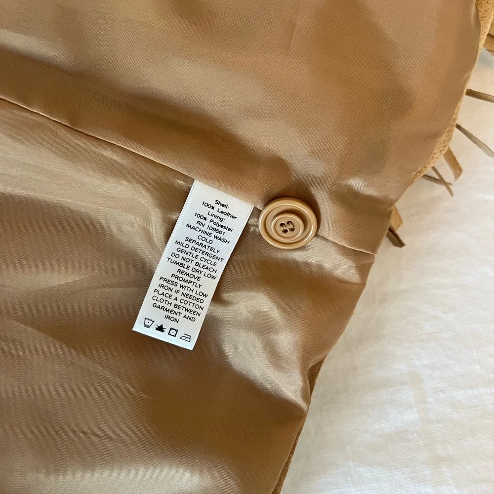 Vintage Fringe Suede Western Jacket - Picture 8 of 11